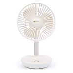 Meaco MeacoFan 260c Cordless Cooling Fan - Small, Very Quiet Desk Fan for Bedrooms, Desktops and Office - Portable, USB Type C, Rechargeable, Low Energy