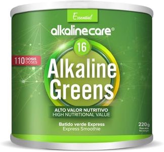 BATIDO VERDE ALKALINE GREENS (molido de 16 verduras, hierbas y plantas) bote 220g