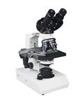 Radical 1500x Professional Binocular Biology Vet Compound Student LED Cordless Microscope w SEMI PLAN Objectives inluding 100x Oil and Slide Kit