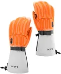 ORORO Heated Gloves for Women and Men, Rechargeable Heated Motorcycle Ski Gloves (Charger Not Included) (White,L)