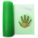 Wire Fence Mesh Plastic Mesh Roll Chicken Wire 11.8IN X 10FT Poultry Fencing Hexagonal Fencing with 25pcs Zip Ties Garden Netting for Poultry Dogs Rabbit Snake Barrier Gardening Green