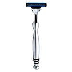 All Metal Heavyweight Sensor Compatible Razor Handle - One Sensor Blade Included