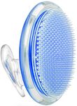 Dylonic Exfoliating Body Scrubber | Exfoliating Brush for Ingrown Hair Treatment | Body Exfoliator | Silicone Body Scrubber for Men & Women | Treat & Prevent Razor Bumps & Ingrown Hairs (Blue)