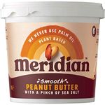 Meridian Natural Smooth Peanut Butter with Pinch of Salt 2x1000g