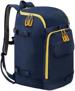 WTVIDAS Ski Boot Bag, 50L Snow Ski Boot Bag Backpack for Travel, Ski Bag for Ski Helmets, Goggles, Gloves, Skis, Snowboard & Accessories