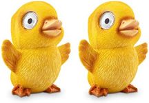 Solar Garden Baby Duckling Decoration (Set of 2) | Outdoor Yard Decor - Lawn Ornaments | Solar Decorative Lights for Patio, Balcony, Deck | Weather Resistant - LED | Housewarming Gift (Set of 2)