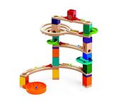 Hape Cliffhanger | Quadrilla Cliffhanger Wooden Marble Run, Marble Maze Run Set, Early Educational STEAM Development Building Toys for Kids, Multicolour