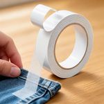 Hoacm Hem Tape for Pants, 1" x 40 Ft Double Sided Fabric Tape