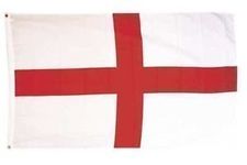 The Home Fusion Company England Flag 5ft x 3ft Cross of St George Flag National Football Sports Pub Car