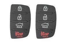 (2 Pack) RemoteOverstock for BMW Buttons Pad - REMOTEOVERSTOCK