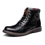 Bruno Marc Men's Boots Classic Boots for Men,SBBO2215M-E,BLACK,9 UK/44 (EUR)