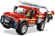 LEGO 60231 City Town Fire Chief Response Truck Set with Fire Engine and Water Cannon, Toys for Kids 5 Years Old