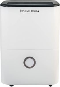Russell Hobbs 20L Dehumidifier – White, Portable Moisture Removal