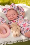 BABESIDE Lifelike Reborn Baby Dolls - Skylar, 17-Inch Realistic Newborn Baby Doll Real Life Baby Doll Girl with Gift Box for Cuddling, Role Playing and Collection