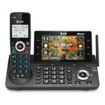 AT&T 1-Handset DECT 6.0 Bluetooth Cordless Phone for Home and Business with Answering Machine, Smart Call Blocking, 5" Large Color Display, Caller ID, Shortcut, Intercom and Connect to Cell: DLP73190