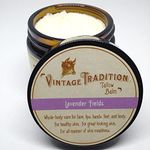 Beef Tallow All Purpose Balm – Healing, Hydrating Lavender Oil Skin Care Salve Replaces Body Lotion, Hand Cream, More – Essential Oil, Olive Oil, and Grass-Fed Tallow by Vintage Tradition, 2 fl. oz.