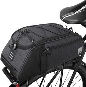 HOMPER Bici Borsa Posteriore Cremagliera 8L Multifunzionale Pacchetto Zaino Borsa da Bicicletta Borse Laterali per Mountain Bike Bicicletta Ciclismo MTB