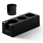 MHW-3BOMBER Espresso Tamping Station,51/54/58mm ABS Portafilter Holder, Detachable Espresso Organizer Station - Adjustable Standing Height,with Anti-Slip Silicone Mats CH5528