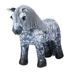 LeMieux Toy Pony Sam for Kids - Grey - Soft Coat - Flexible - Suitable for Ages 3 Years +