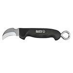 Klein Tools 1580-3 Skinning Knife, Ergnomic Handle with Oversized Ring, 2-Inch Fixed Klein Kurve Blade