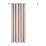 MRTREES Blackout Curtains Bedroom 108 Drop 1 Panel Biscotti Beige Eyelet Thermal Curtain for Living Room Soft Texture Window Treatments for Kids 90x108 Inch 228x275 CM