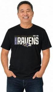 Baltimore Ravens Modern Zone T-Shirt Men Women Officially Licensed NFL
