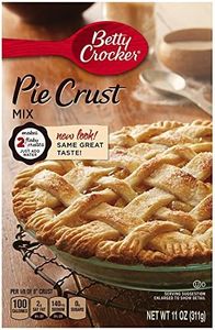 Betty Crocker Pie Crust Mix, 11oz Box (Pack of 6)