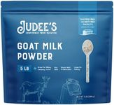 Judee’s Goat Milk Powder 5 lb - Blends Well in Smoothies and Great for Baking - Convenient for Travel, Hiking, and Camping - Non-GMO, Gluten-Free and Nut-Free