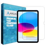 Argus Premium Tempered Glass Screen Protector for iPad 11th Gen (11", 2025) / 10th Gen (10.9", 2022) | 9H Hardness | Anti-Scratch | HD Clear | Bubble Free | Pack of 1
