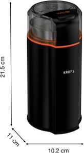 KRUPS Silent Vortex Coffee Grinder – Quiet Electric Mill