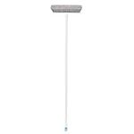 Amazon Basics Angled Push Broom, Blue&White