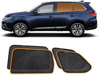 X-CAR Port Rear Window Sun Shade for Mitsubishi Outlander 2012-2021 Magnetic Car Sun Blind Mesh