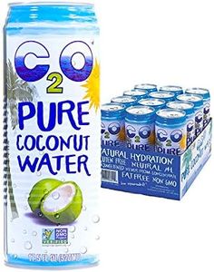 C2O Pure Coconut Water with Mango | Plant Based | Non-GMO | No Added Sugar | Essential Electrolytes | 17.5 FL OZ (Pack of 12)