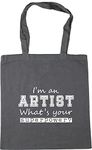 Hippowarehouse I'm an Artist What's Your Superpower? Tote Shopping Gym Beach Bag 42cm x38cm, 10 litres