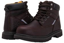 kingshow Men's Work Boots, 1606st Brown, 9