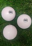 ans Winpro Cricket Wind Ball Pack of 3 Balls Weight 135 Grams Per Ball for All Types of Surface Indoor & Outdoor (White Pack of 3, Standard Size)