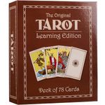 Da Brigh Original Tarot Learning Edition Tarot Cards with Meanings on Them, Keywords, Guidebook, and Workbook for Beginners, Inspired by The Rider Waite Tarot Deck