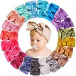 Yxiang 20pcs Baby Headbands with 6"