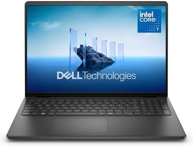 Dell 16 Laptop DC16250-16 FHD+ (1920x1200) Display, Intel Core 7 Series 1, Intel UHD Graphics, 16GB DDR5 RAM, 1TB SSD, Windows 11 Home, Fingerprint Reader, Backlit UK Keyboard – Carbon Black