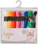 Anchor A29SC189061 Stranded Cotton: Essential Assortment: 18 Skeins, ASST