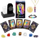 Tarot Cards Decks,Tarot Card, Tarot Cards Deck with Guidebook for Beginners,Fortune Telling Game, Classic Tarot Deck Set Accessories Gift Set