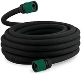 iTrend Porous Soaker Hose - 15m x 12.5mm Garden Drip Irrigation Micro Drip Hose for Root & Soil Watering - Easy to Use for Gardens, Lawns & Farms