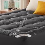 BEDLORE Twin Mattress Topper Viscose Derived from Bamboo,Thick Pillow Top Mattress Pad,Deep Pocket Fits Mattress 6"-15",Soft Breathable Mattress Cover for Back Pain Relief