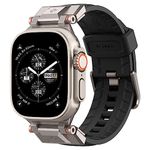 Spigen Dura Pro Armor Strap for Apple Watch Ultra 2 / Apple Watch Ultra 49mm, Series 8/7 45mm, Series SE2/6/SE/5/4 44mm and Series 3/2/1 42mm - Black (Watch not included)