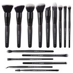 Makeup Brushes Zoreya Makeup Brush Set Premium Foundation Brush Kabuki Brush With Soft and Cruelty-Free Synthetic,for Cosmetics Foundation Concealers Powder Blush Blending Face Eye Shadows Brush Sets