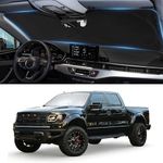 Sun Shade for F150 Windshield Sunshade for 2009-2013 2014 Ford F-150 Lariat, King Ranch, Platinum, XL XLT Limited Raptor Front Window Cover Shield Visor Protector Keep Interior Cool