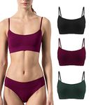 Risalti Bras For Women Wireless Bra Narrow Shoulder 3 Pack - Bralettes For Women Light Support, Women's Bras Microfibre, Seamless Bra, Comfort Bra, Womens Bras, Ladies Bras - Made in Italy