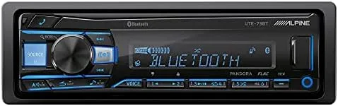 Alpine UTE-73BT Mech-Less Digital Media Receiver with Bluetooth® Wireless Technology