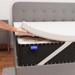 Comforto Memory Foam Mattress Topper (78x72x2 Inches) | Premium 2-Inch Pressure-Relieving Foam Topper | Soft & Supportive for Better Sleep | Durable and Long-Lasting Comfort
