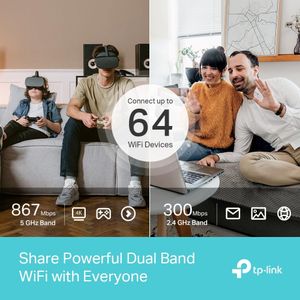 TP-Link Archer MR600 4G+ AC1200 Dual Band Wireless Router – SIM Slot, MU-MIMO